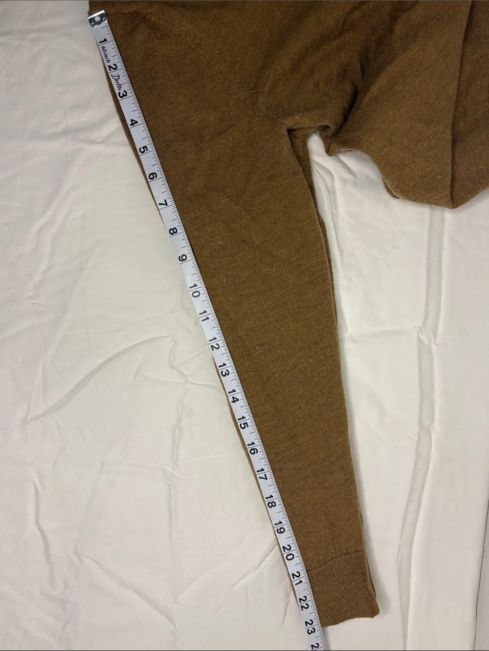 Nordstrom Men’s merino wool Crewneck Sweater — Caramel Brown size medium
